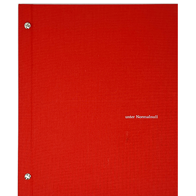Frontzek, Anett; unter Normalnull. Ostsee 1 (2001)