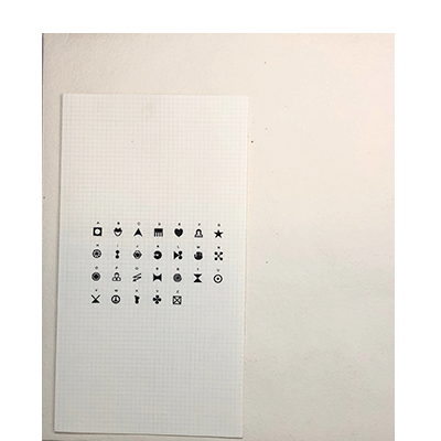 Lavater, Warja; Perceptions. Papier modulé (1975)